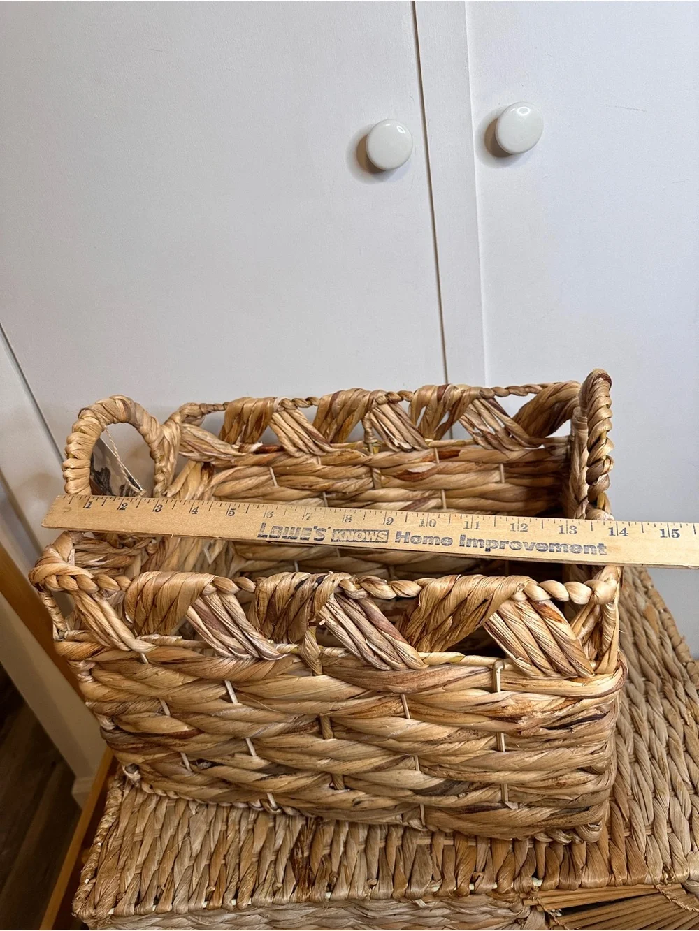 Wicker Basket with handles